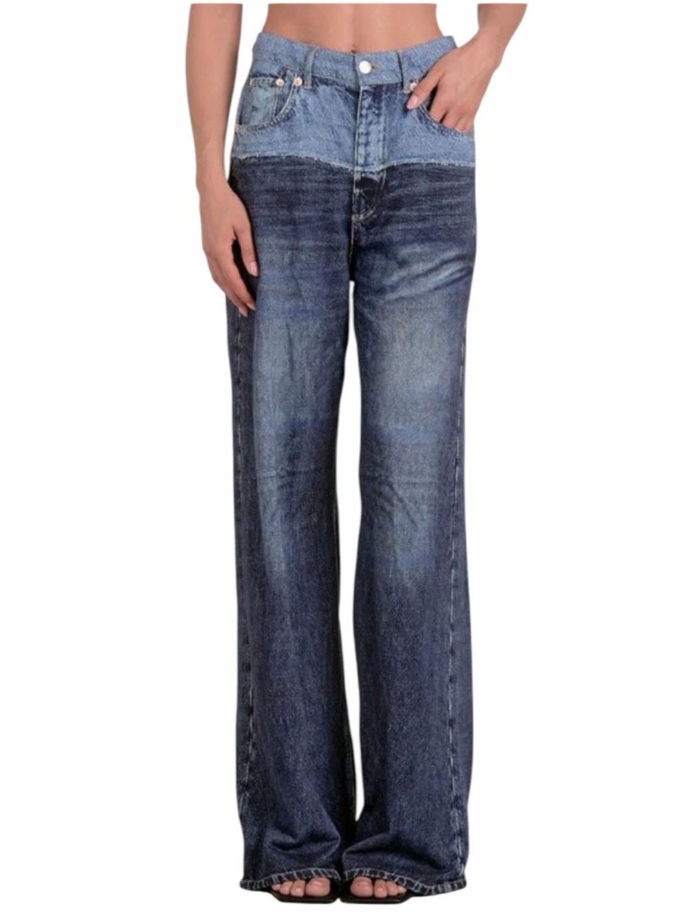 Elan Jade Sweatpants Jean, Size S